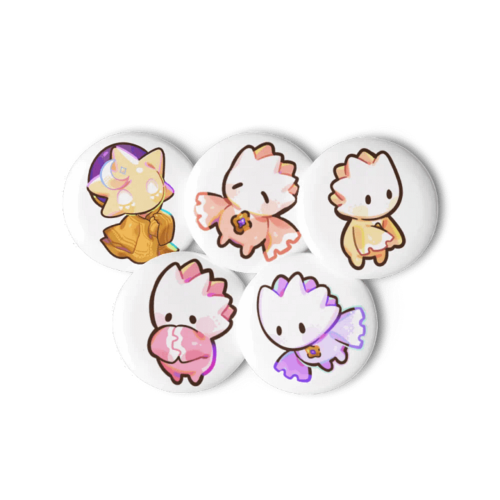 Starburst Pin Button Set product image (3)