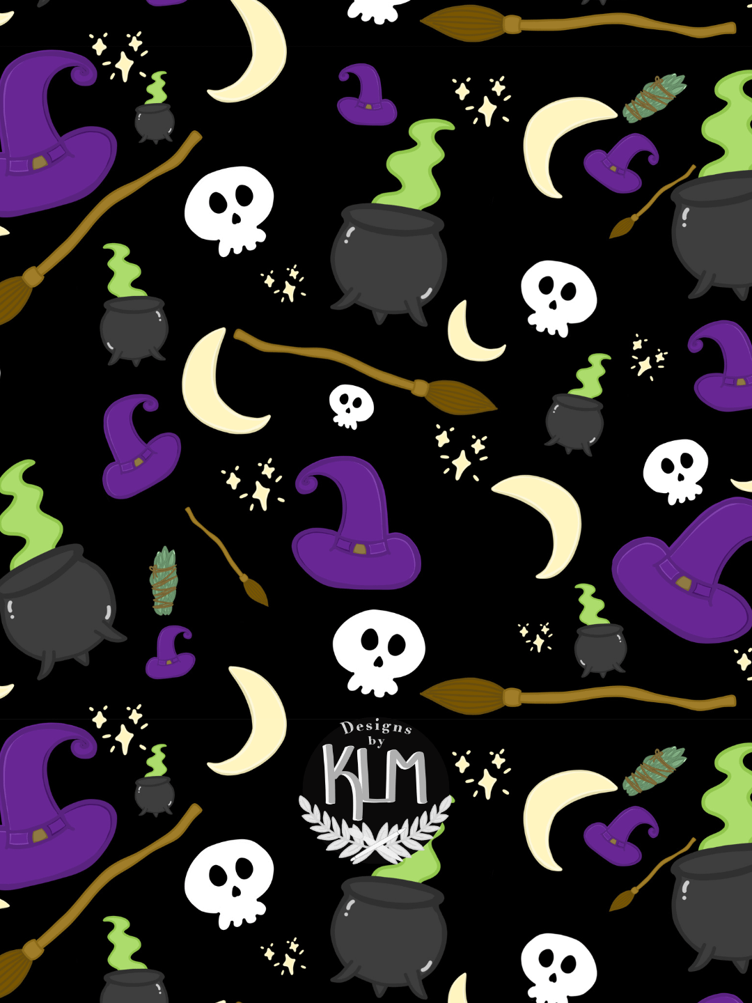 Witchy Season Pattern Cellphone Wallpaper product image (1)