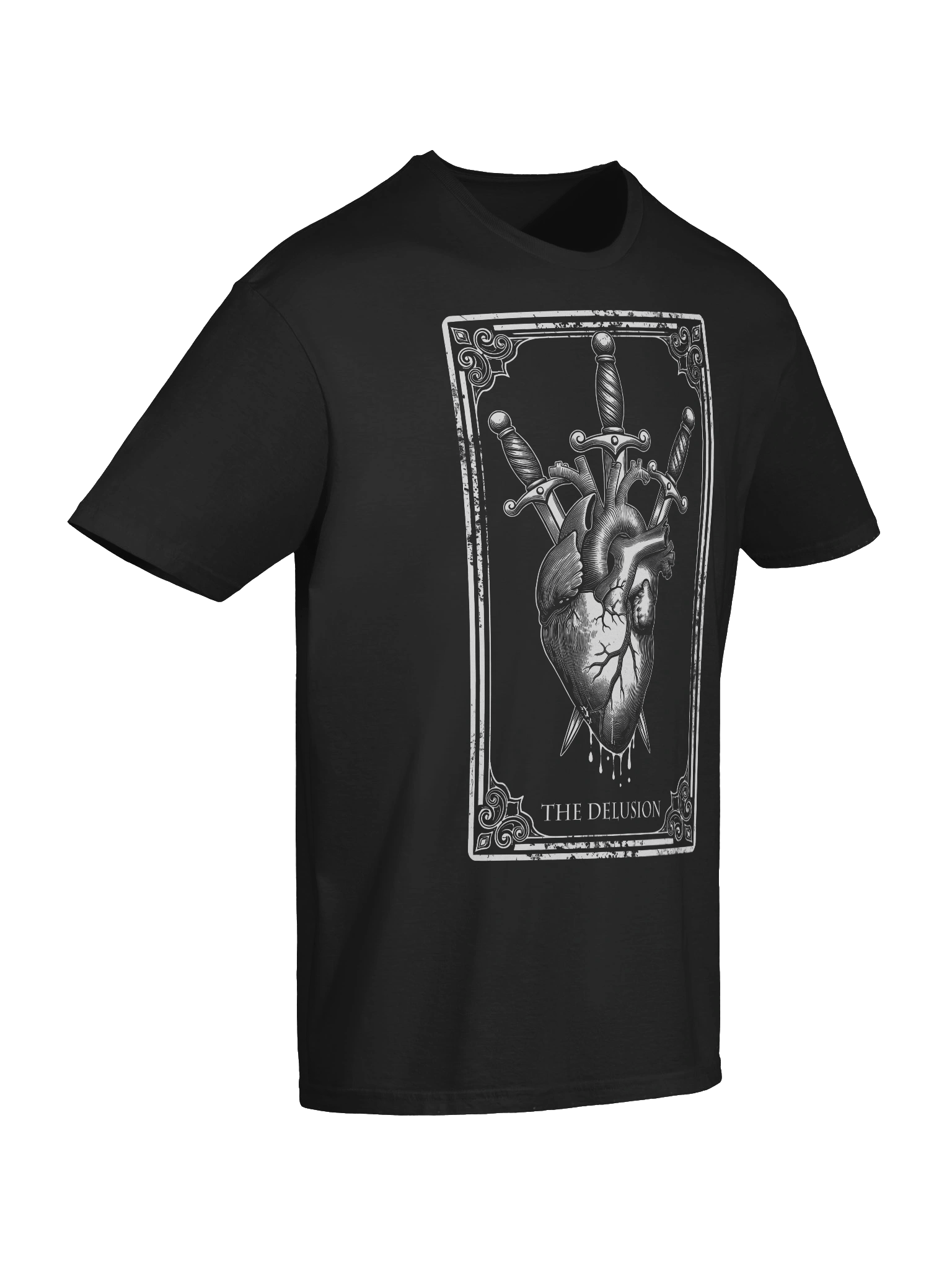 The Delusion Tarot Card Three of Swords Gothic Grunge Streetwear T-Shirt product image (75)