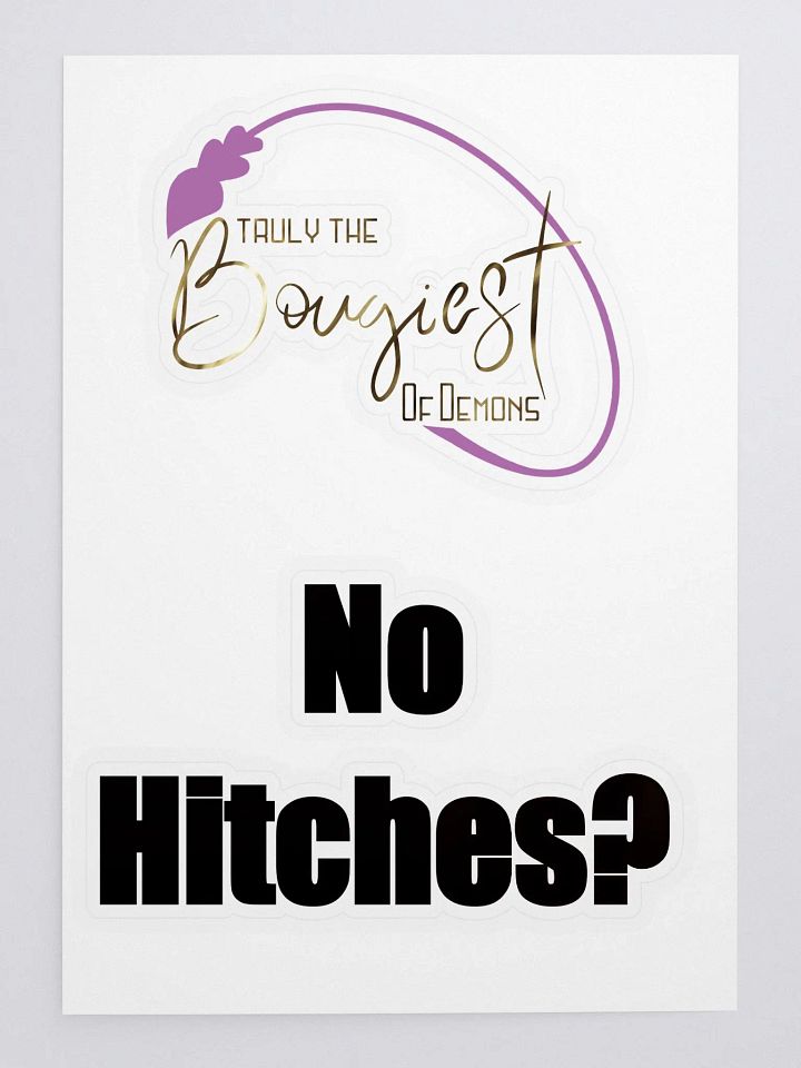 Bougiest of Demons and No Hitches? Stickers product image (2)