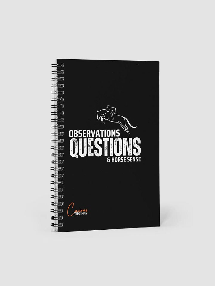 Curious Equestrian Notebook: Observations and Horse Sense product image (1)