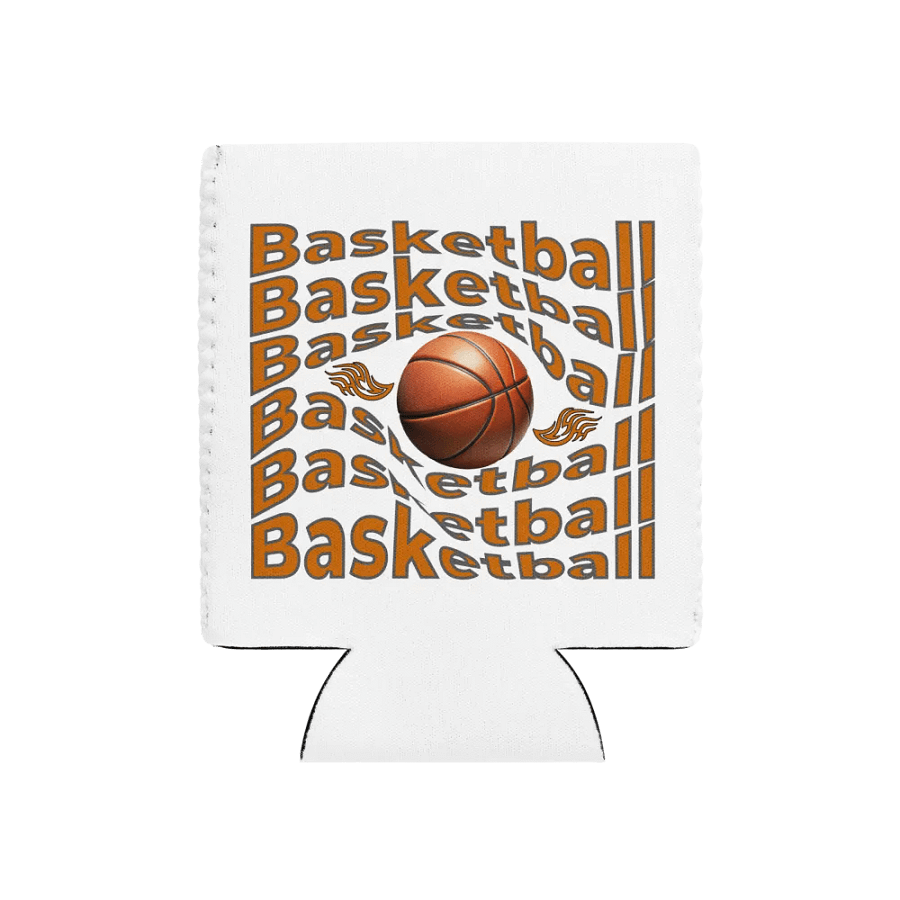 Swirl Basketball Can Cooler product image (1)