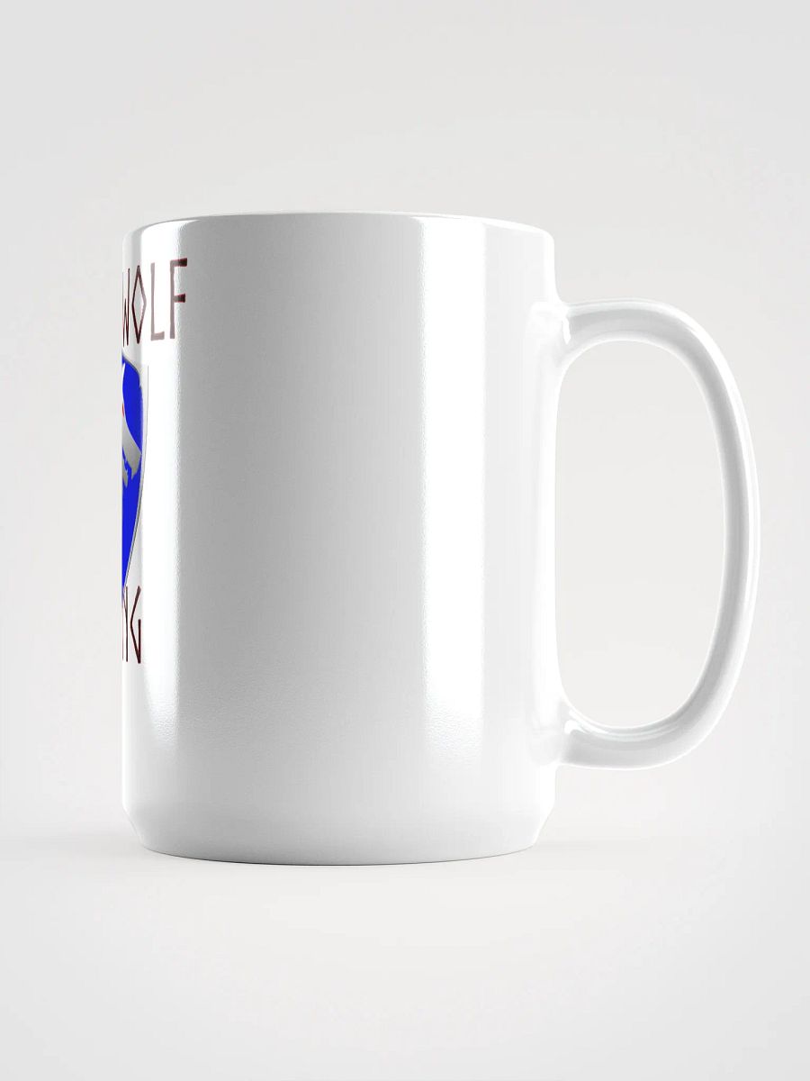 Bold Wolf Gaming Shield Mug (WHITE) product image (1)