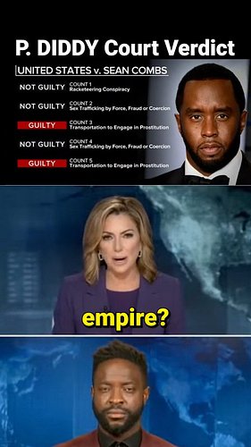 P. Diddy Court Verdict is OUT. Thoughts?
#mtarmy #mtr #diddy