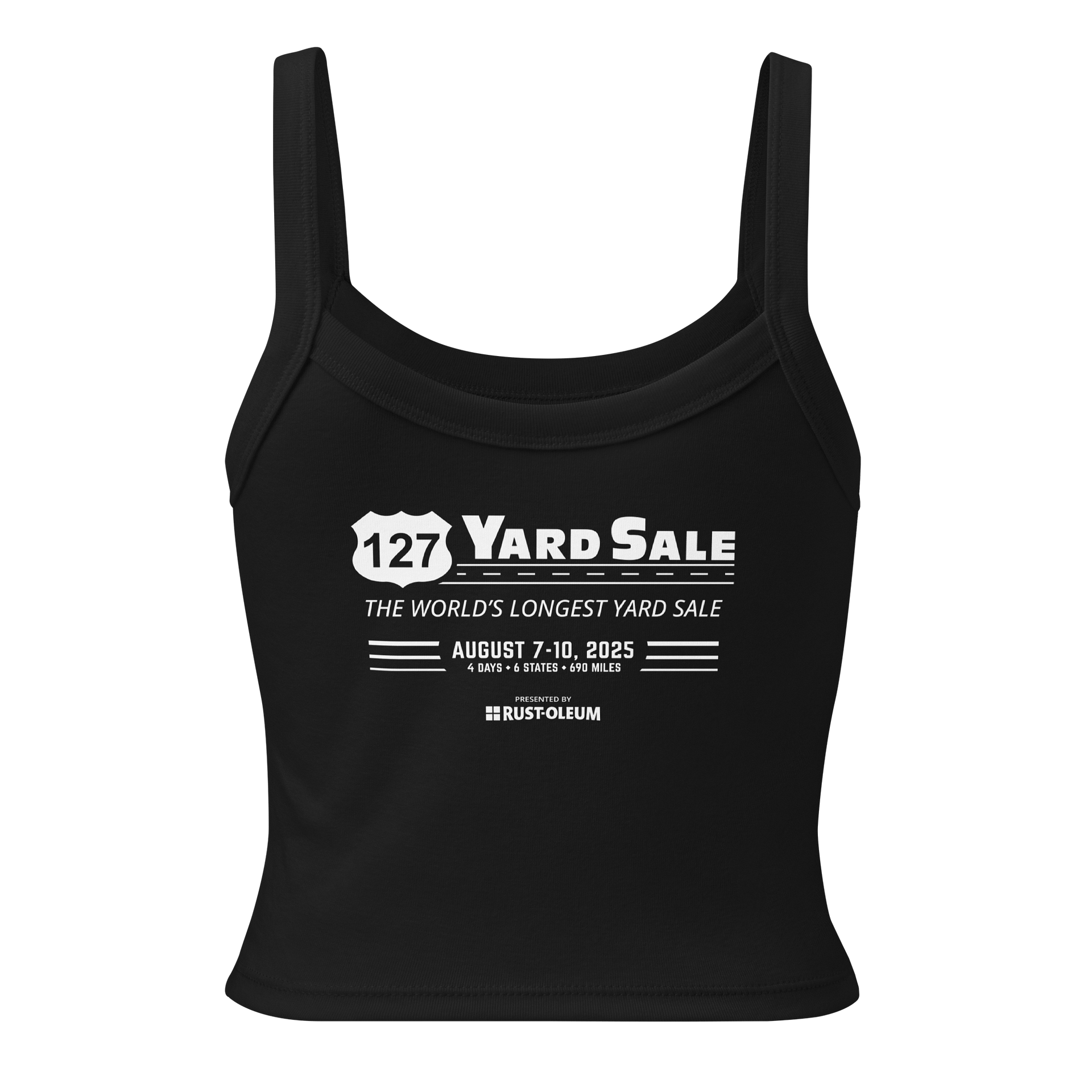 127 Yard Sale (2025) Vintage - Bella+Canvas Women's Micro-Rib Tank Top - Black product image (2)