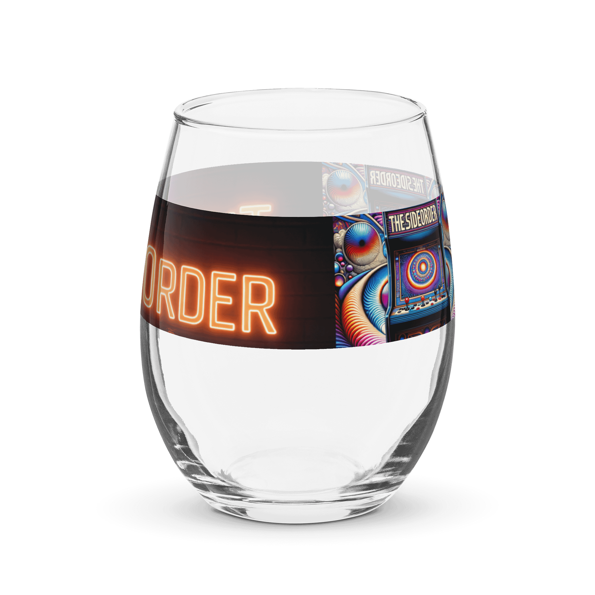 Neon Glow Stemless Wine Glass product image (3)