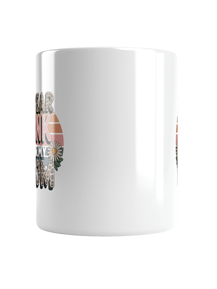 Pink Ribbon Leopard Print Breast Cancer Awareness Mug product image (16)