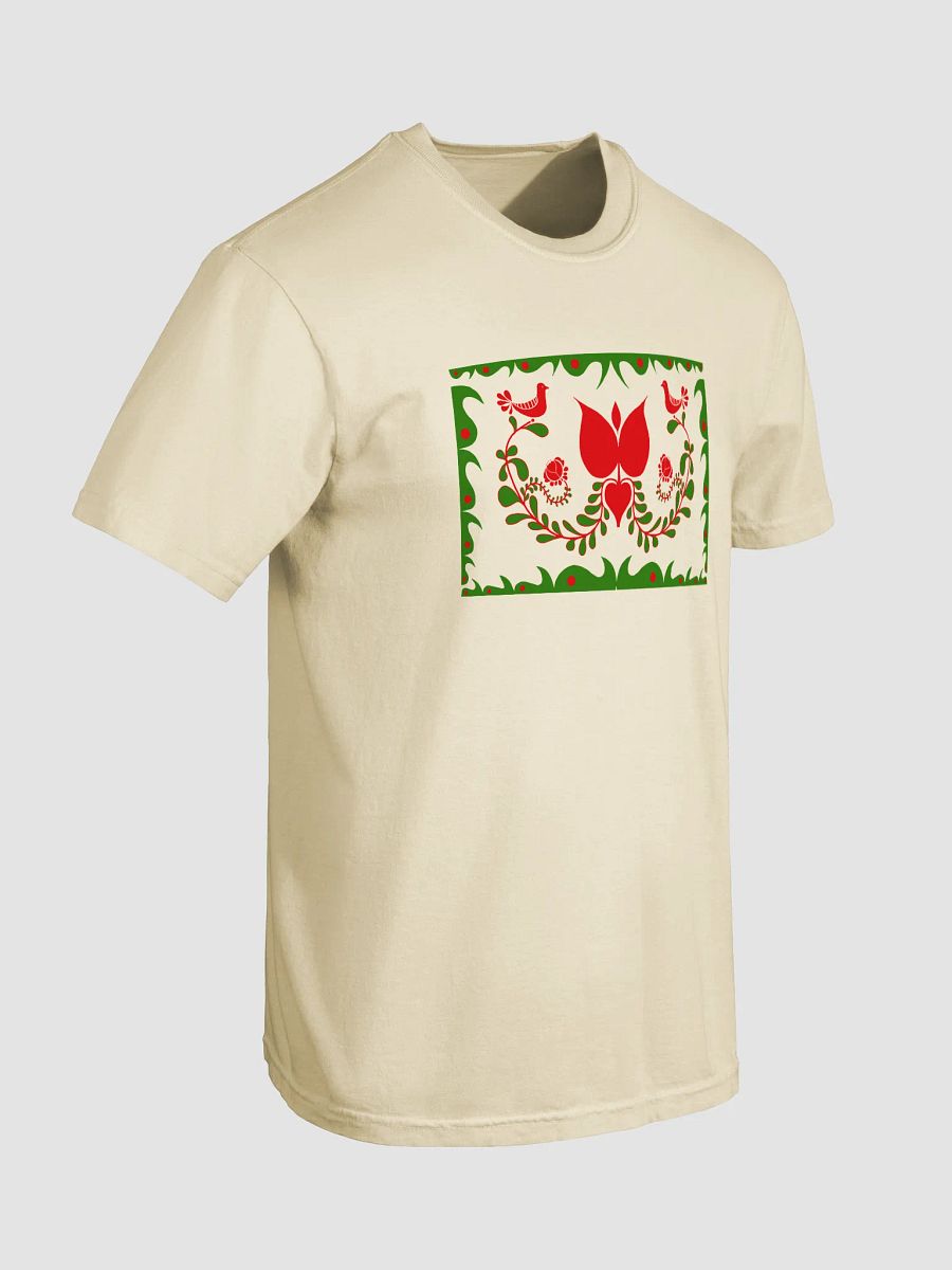Hungarian Floral Bird Design T-Shirt product image (7)