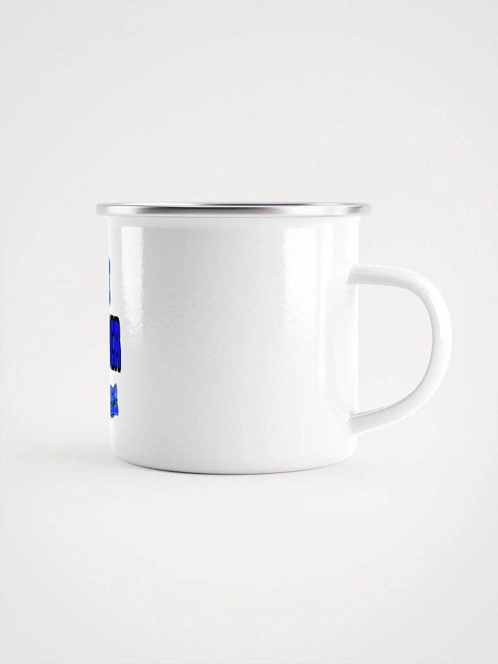 Aye, whot! Blue Thunder Enamel Mug product image (1)