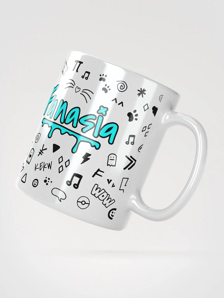 Fana Tasse Weiß Blau product image (2)
