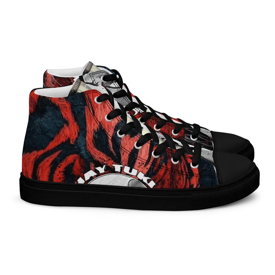 Buhay Tuklas Tiger Scribble Men's High Tops product image (2)