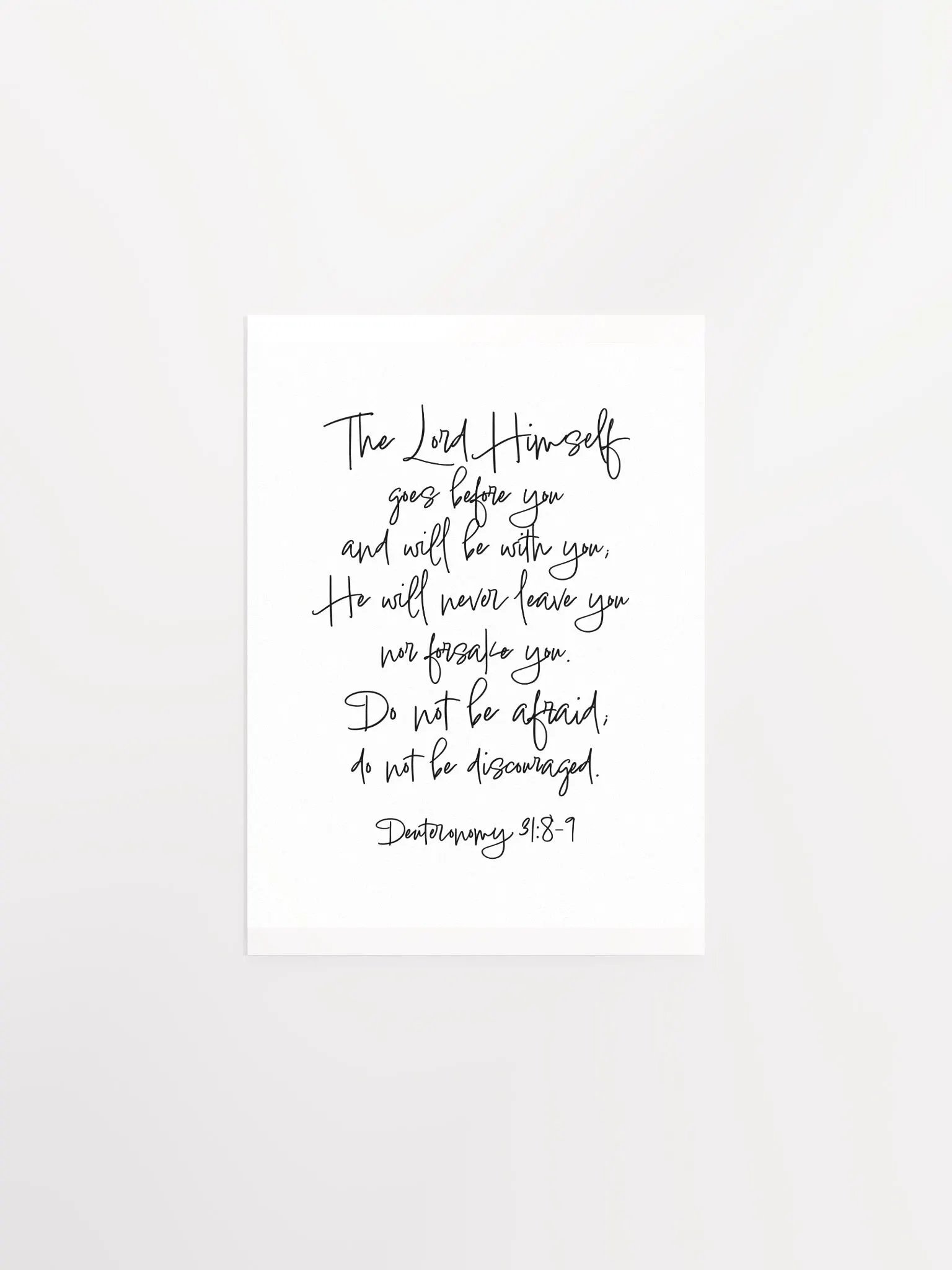 The Lord Goes Before You - Print product image (1)