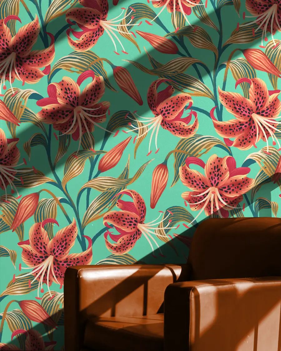 Wallpaper Mockup with Leather Chair product image (4)