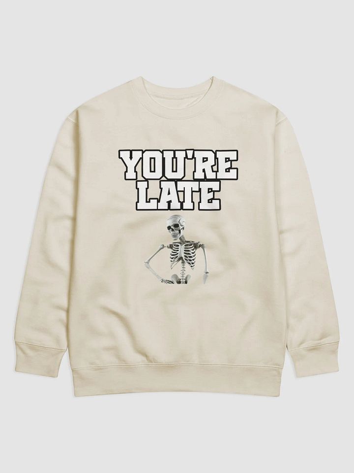 You're Late Funny Humorous Sweatshirt product image (8)