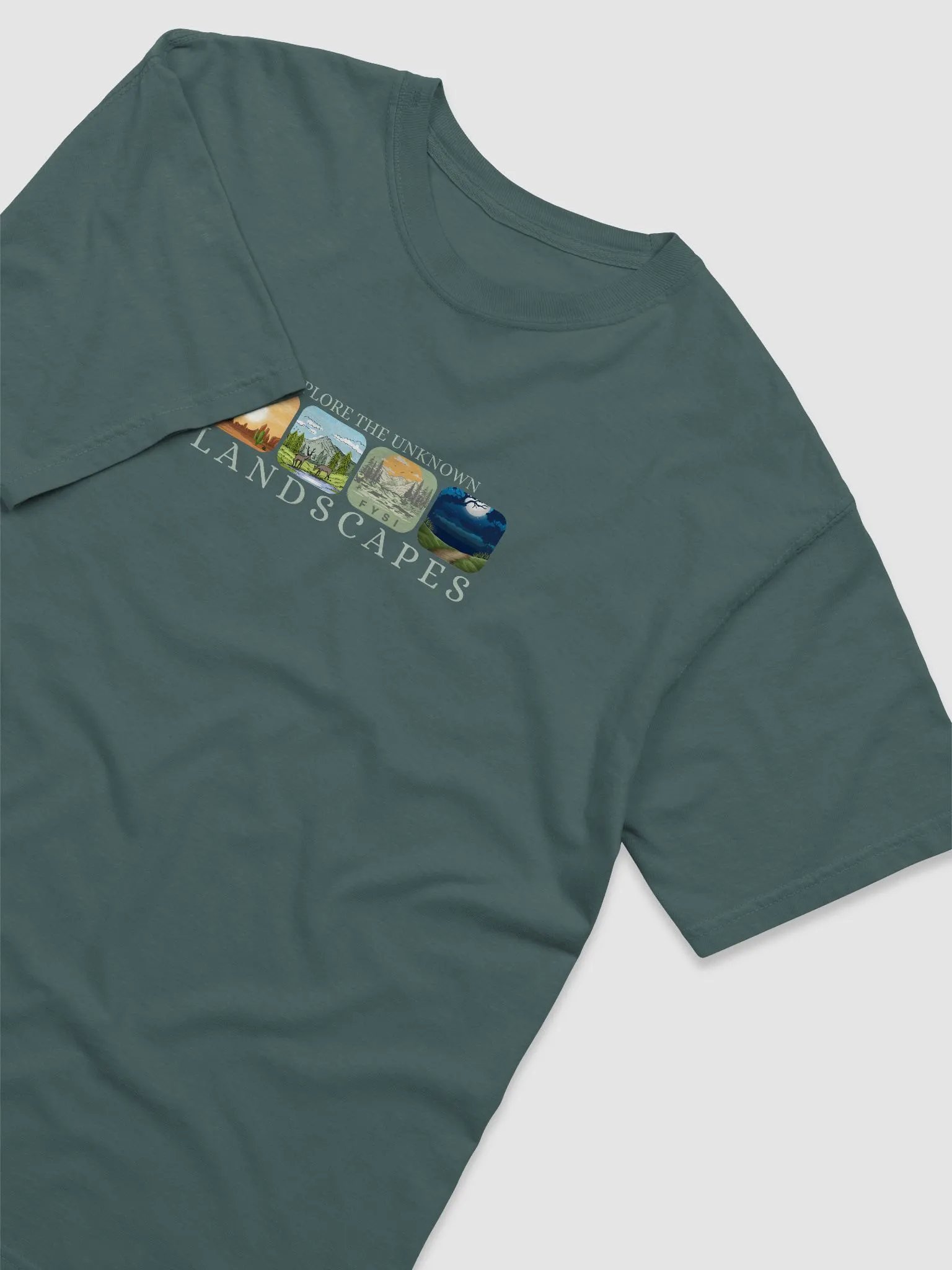 Landscapes Garment Dyed Organic Cotton T-Shirt product image (3)