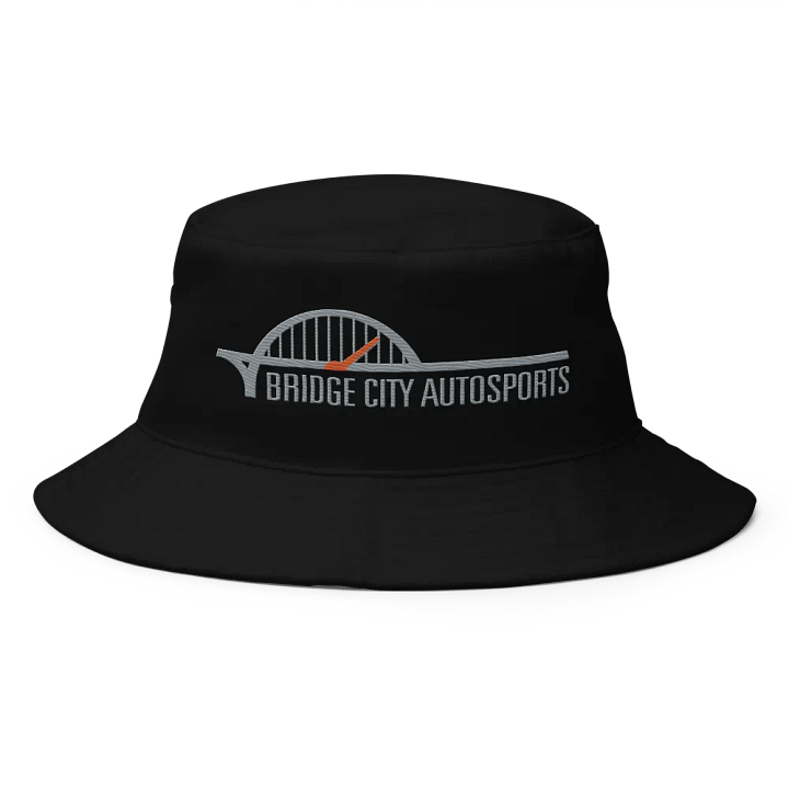 BCA Embroidered Bucket Hat Silver/Orange Logo product image (1)