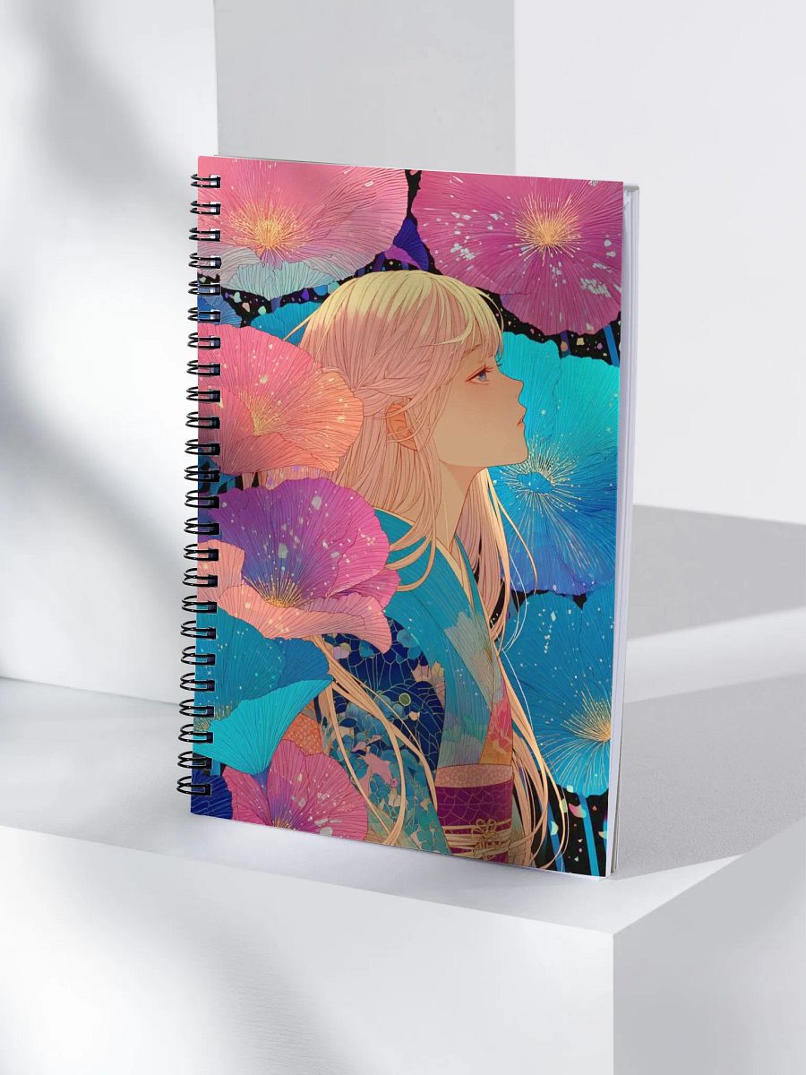 Floral Warrior Spiral Notebook product image (4)