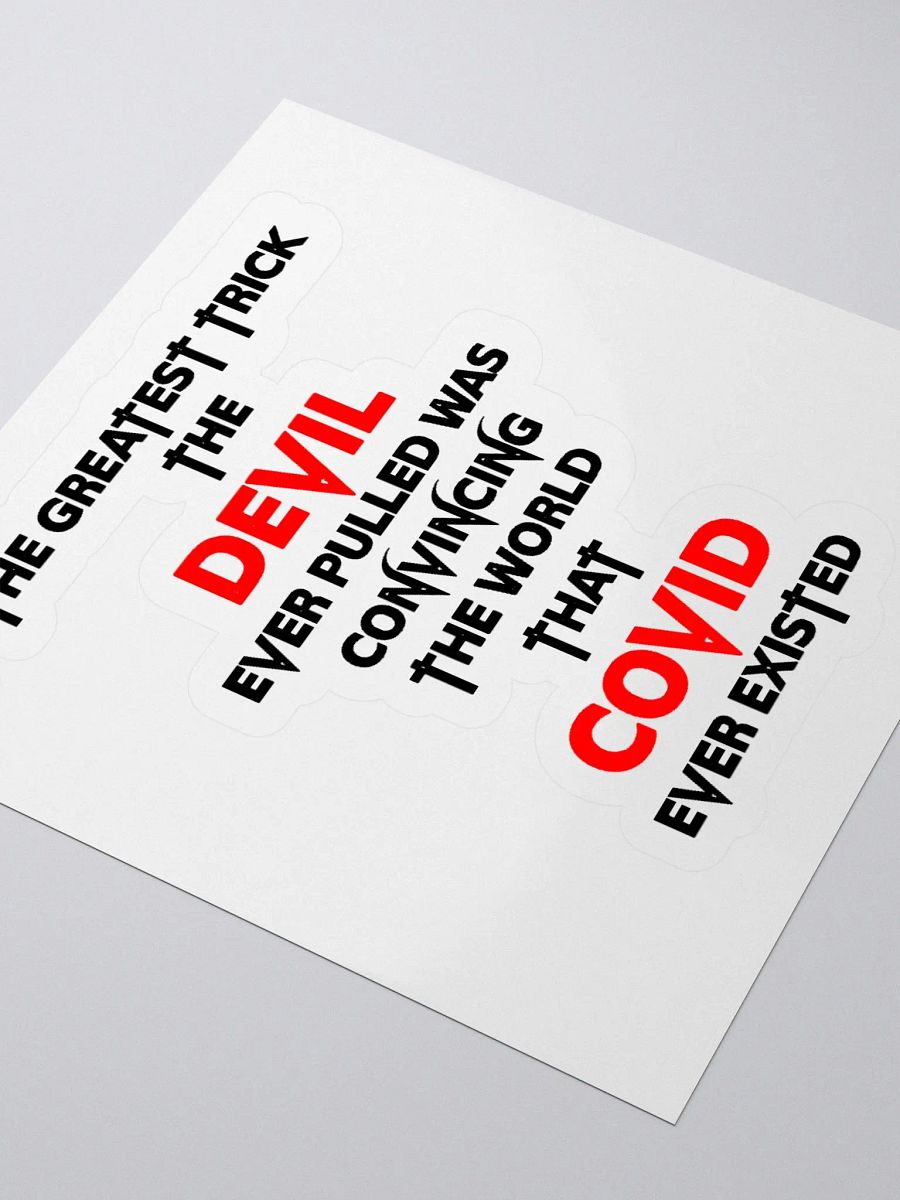 The Greatest Trick The Devil Pulled - Sticker product image (3)