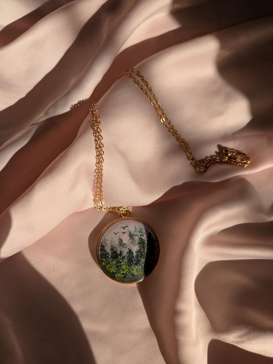 Misty Forest Pendant Necklace product image (3)