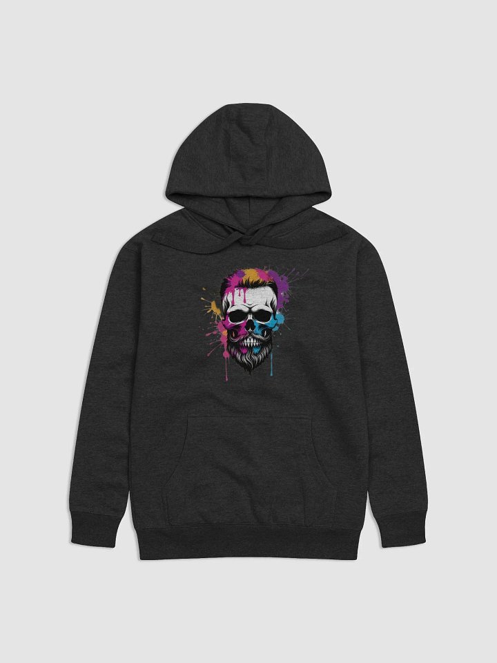 Colorful Skull Splatter Hoodie product image (1)