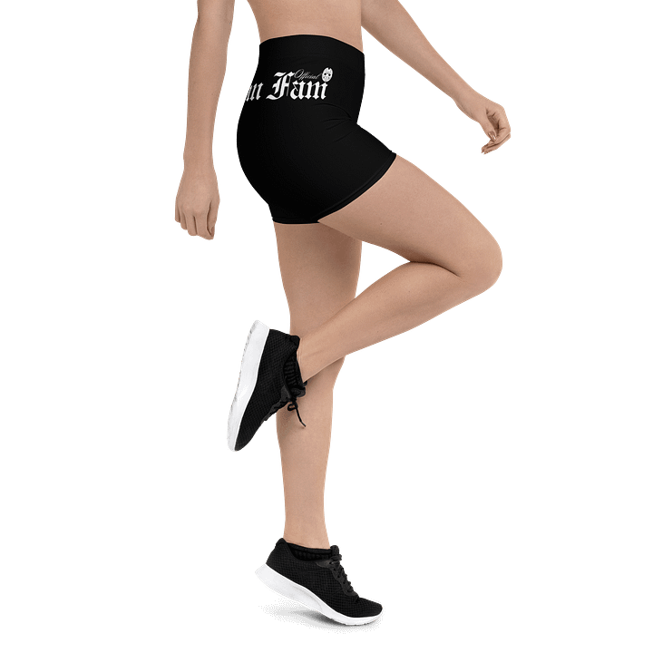 GRIMFAM - PERKY PEACH GYM SHORTS #1 Black product image (1)