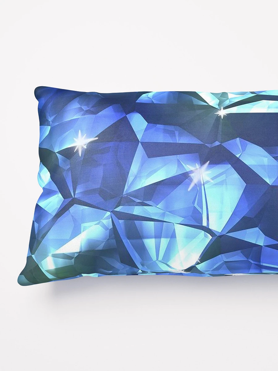 Blue Crystals Pattern Throw Pillow product image (7)