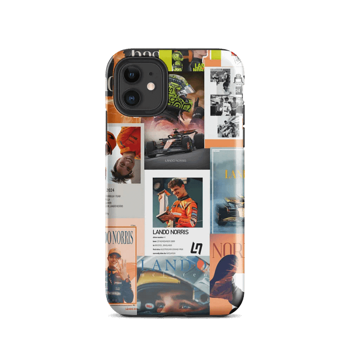 Lando Norris Racing Driver iPhone® Tough Case product image (24)