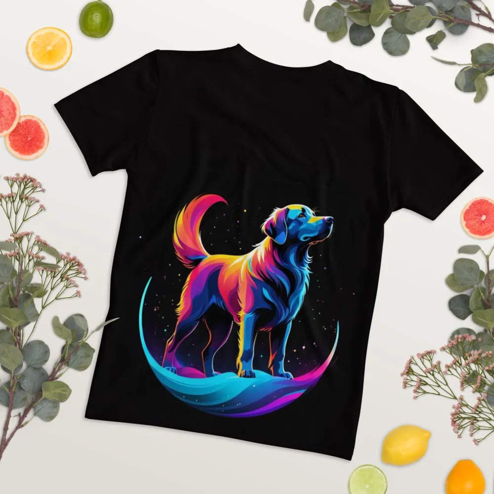 I Never Walk Alone Colorful Dog All Over Print T-shirt product image (8)
