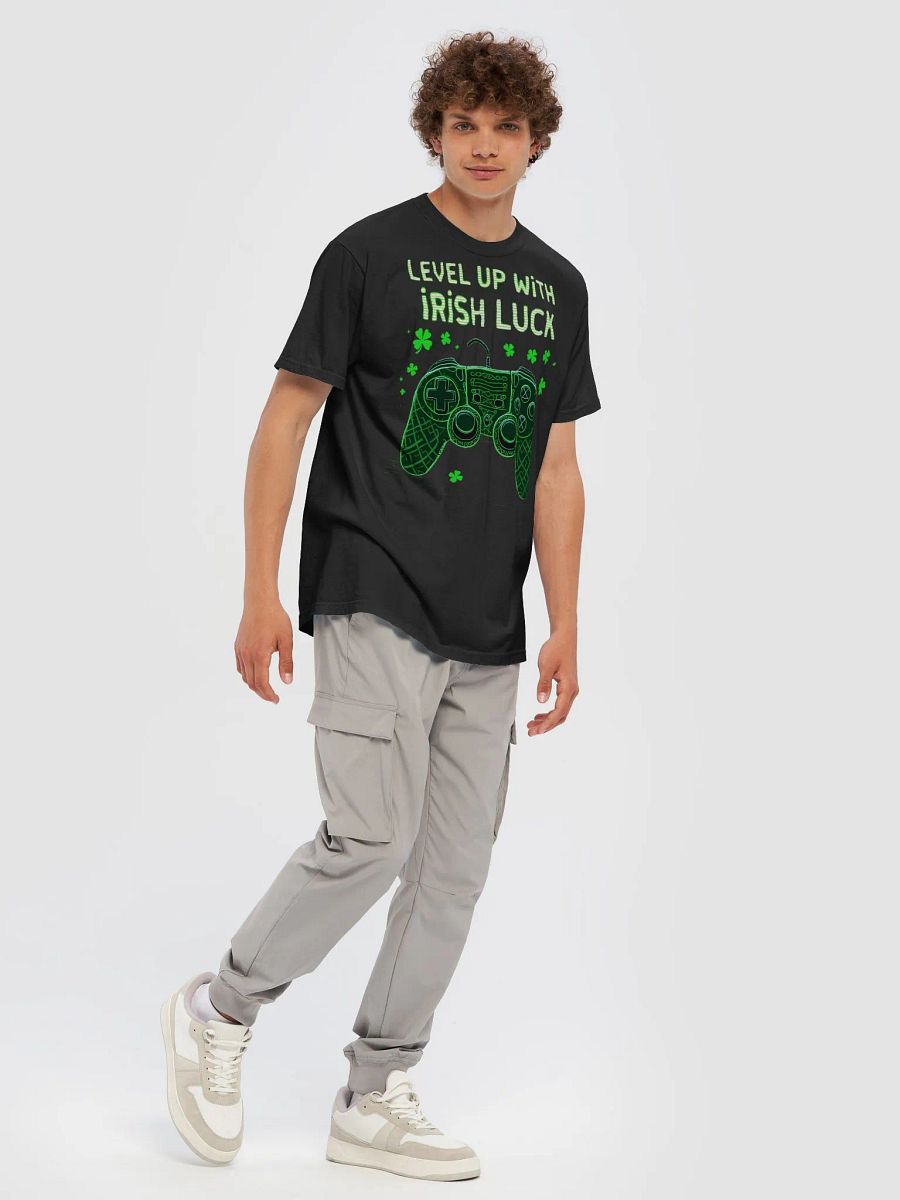 Level Up with Irish Luck | St. Patrick’s Day Gaming T-Shirt for Gamers product image (28)