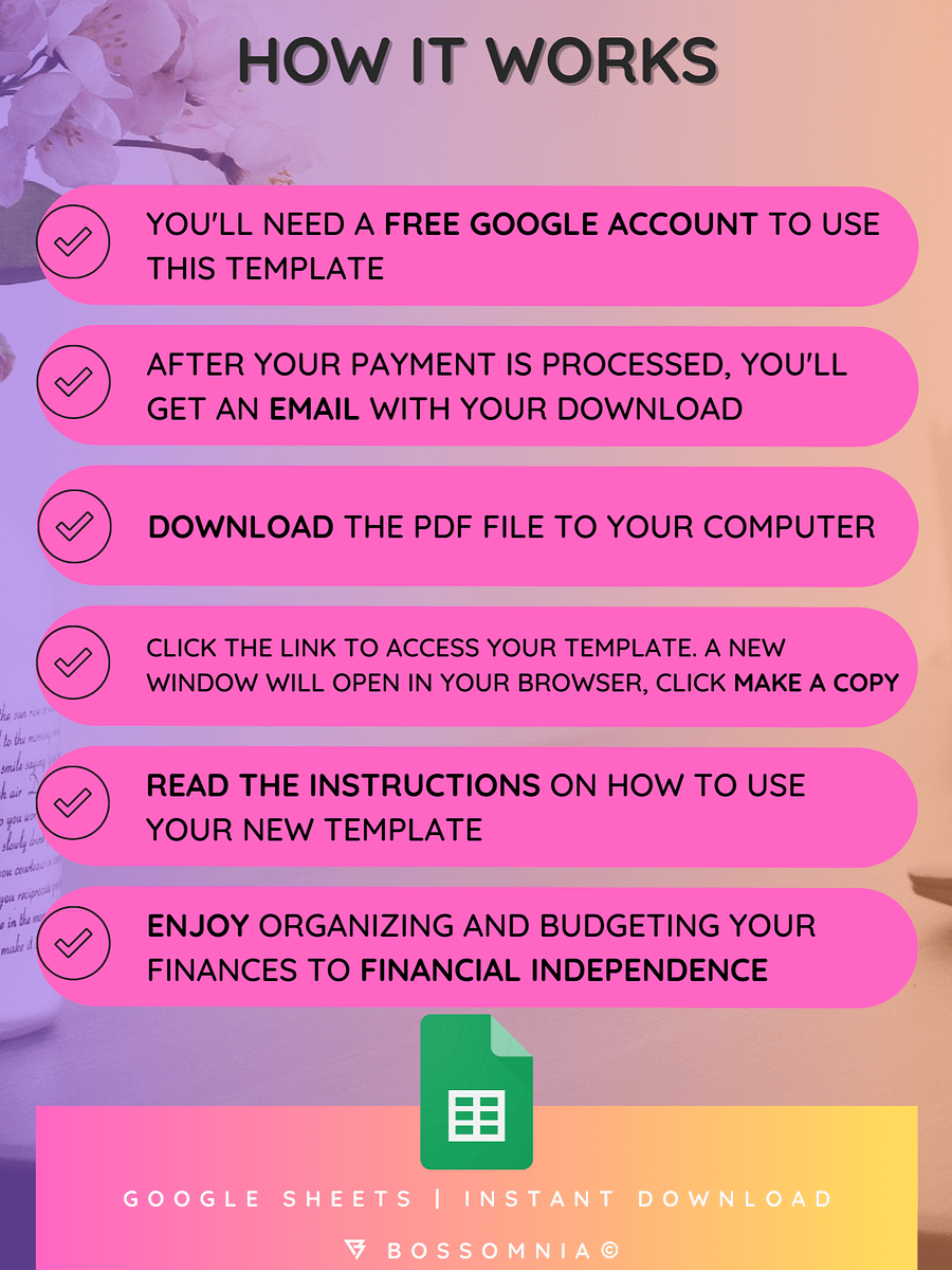 [Google Sheets] (ULTIMATE) Financial Budgeting Spreadsheet product image (9)
