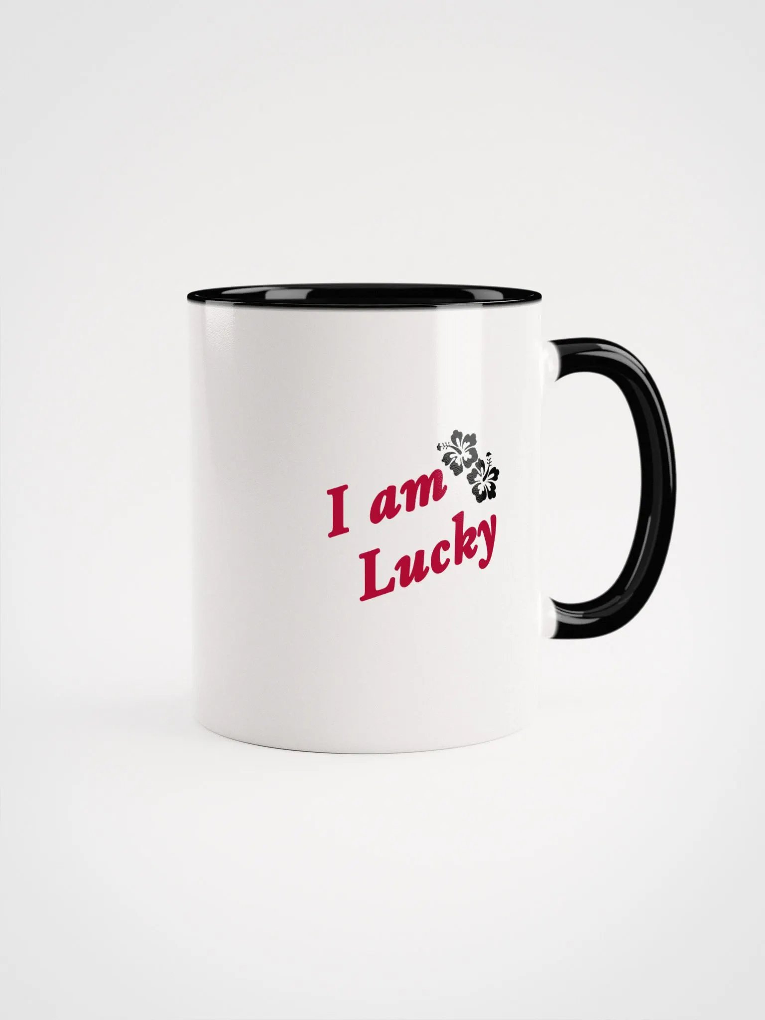 I am Lucky Hibiscus Ceramic Mug product image (1)