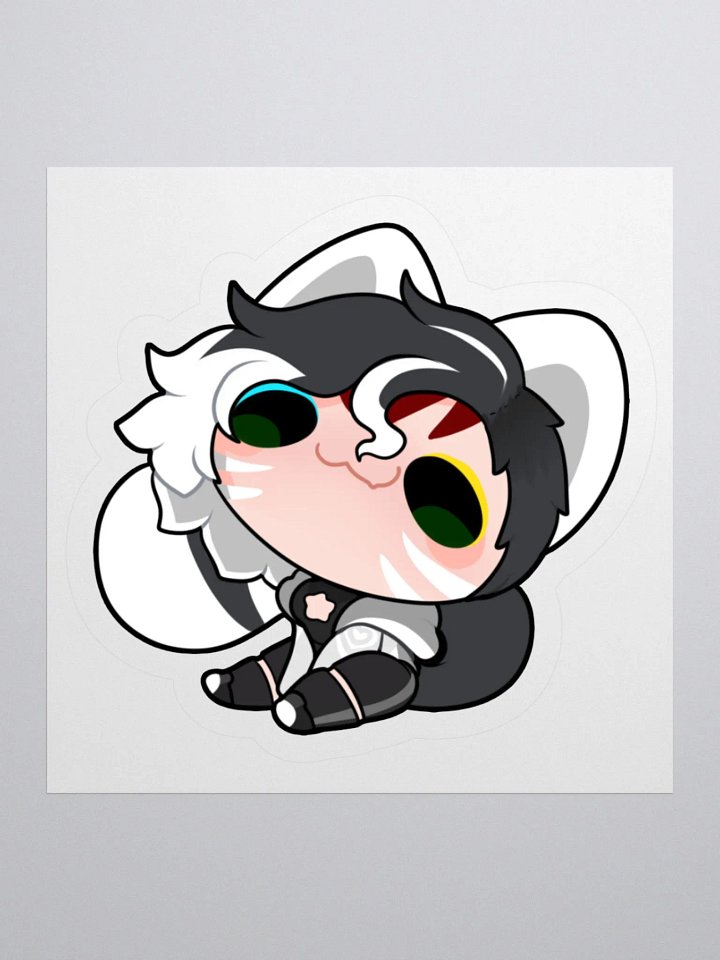 Mega - White Sticker product image (1)