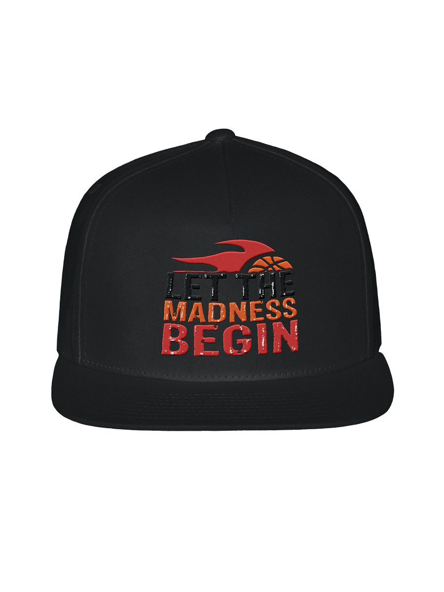 Let the Madness Begin Flat Bill Cap product image (1)