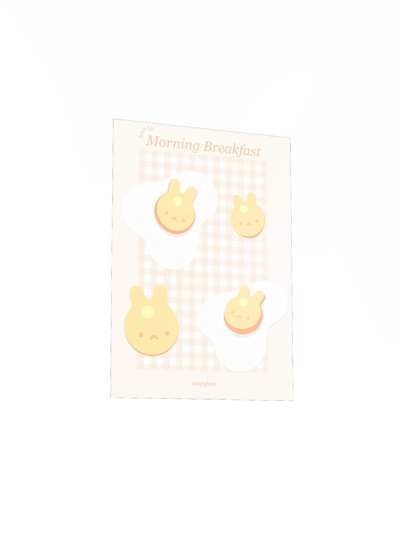 Bunny Morning Breakfast (Vanilla) Print product image (4)