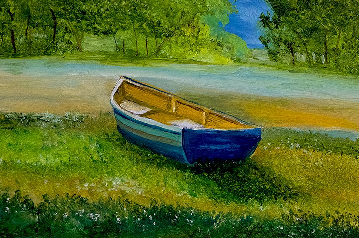 Bote en la orilla del Lago. product image (1)