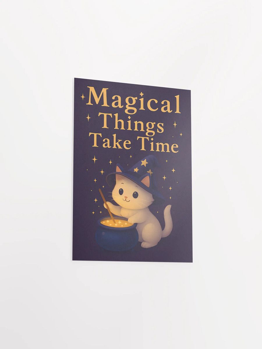 Magical Cute Cat Motivational Poster product image (16)