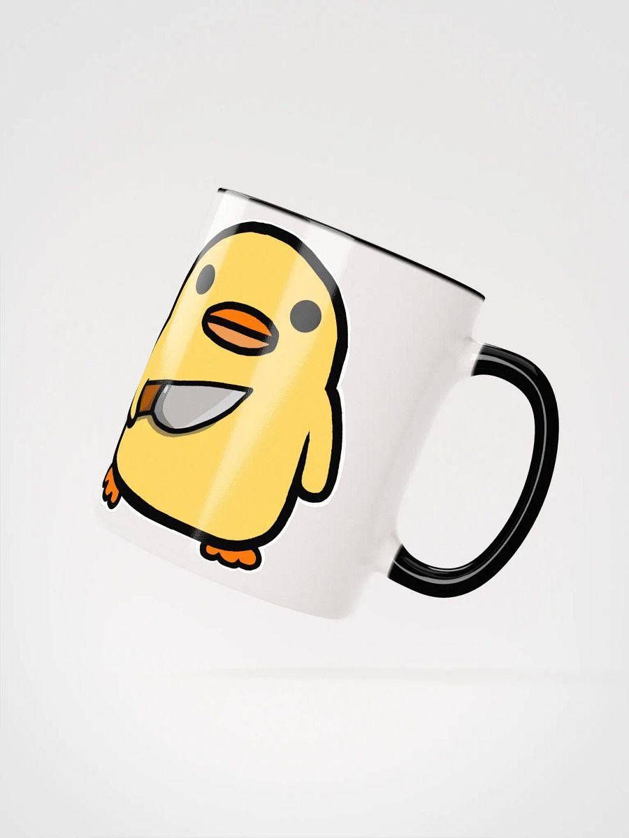 Stabby Duck Mug- Assorted Inside/ Handle Colors product image (3)