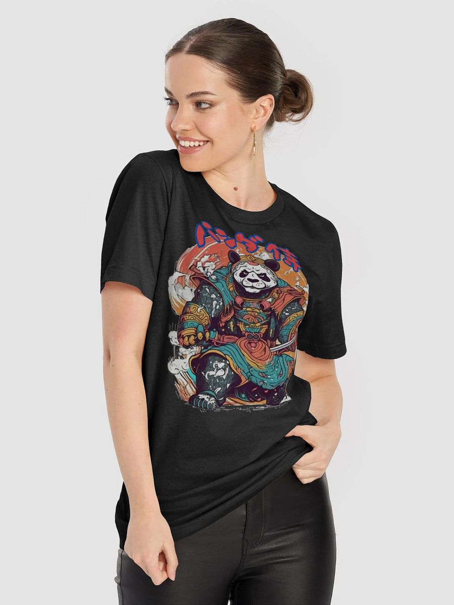 Samurai Panda Warrior Retro Anime Art, Funny Graphic Tee, Unique Panda Illustration, Cool Vintage Japanese Style Classic Tee product image (3)