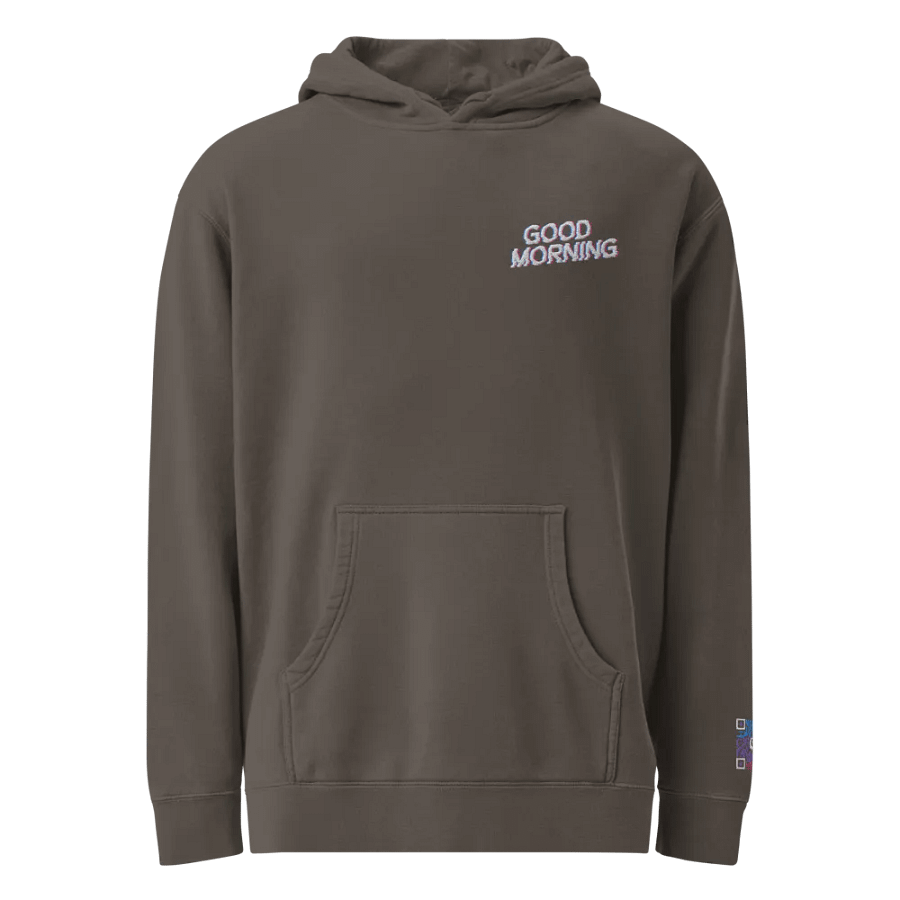 Good Morning Embroidered Hoodie product image (1)