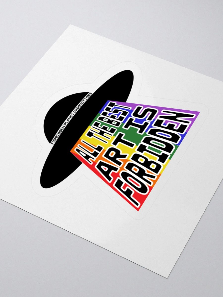 Rainbow UFO Stickers product image (3)