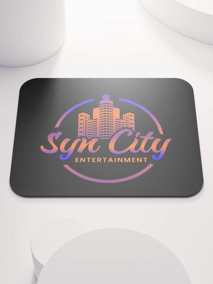 SCE Logo On Black Mouse pad product image (1)