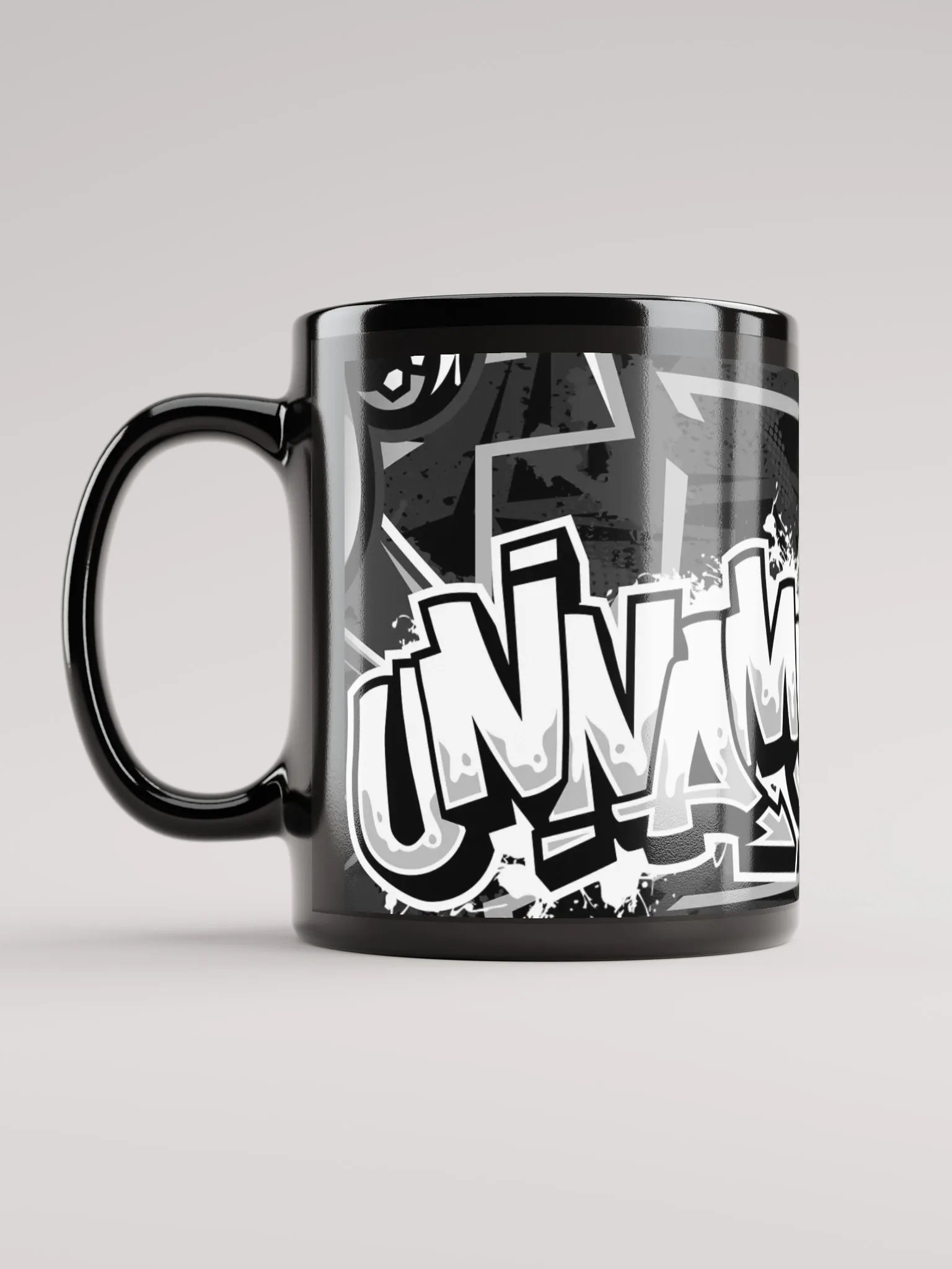 Grey Scale Graffiti Mug product image (11)