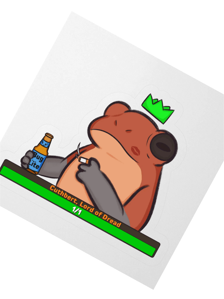Cuthbert, Lord of Dread Sticker product image (2)
