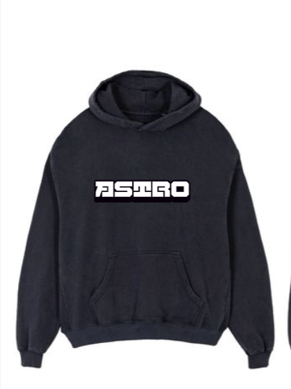 Astro tuff black pullover hoodie product image (1)