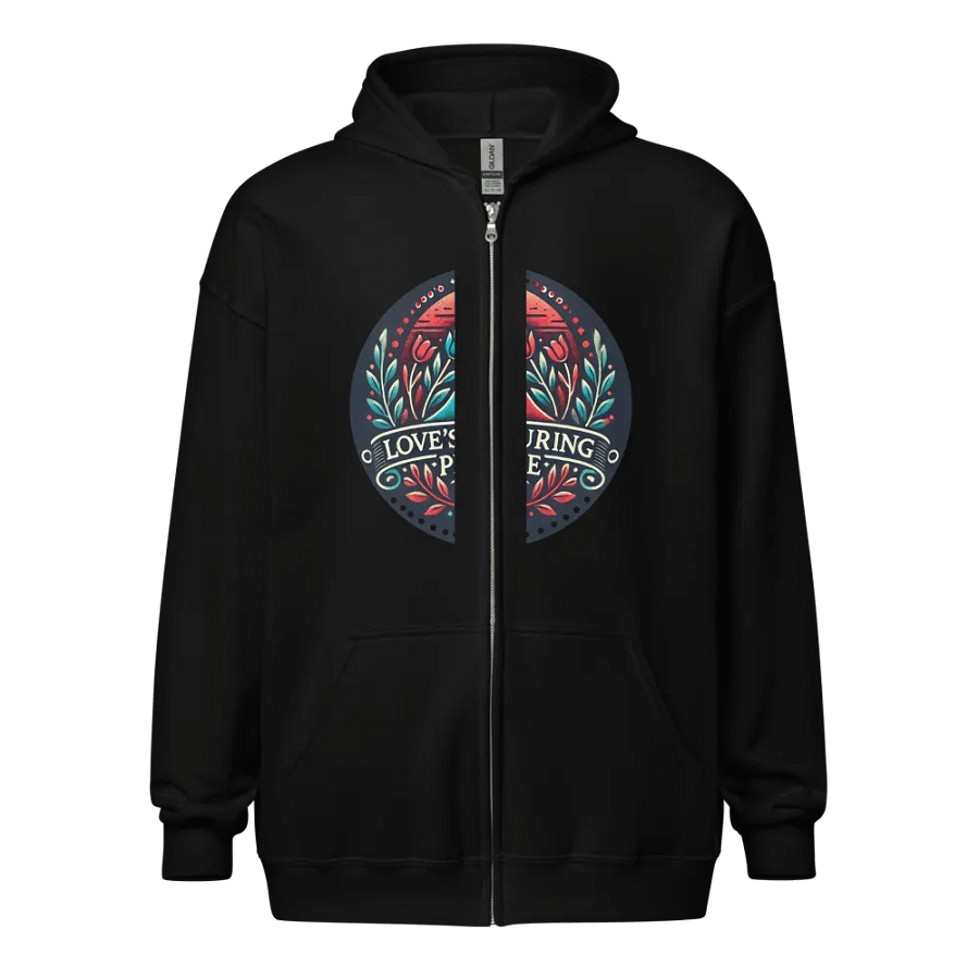 Love's Pure Floral Zip Hoodie product image (1)