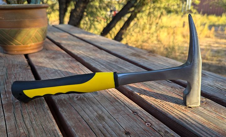 Rock Hammer with Pointed Tip for Geology, Mining, and Rockhounding product image (2)