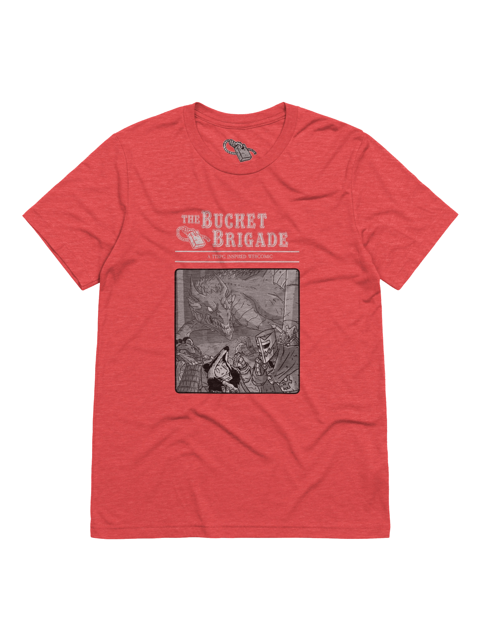 Red Box Short-Sleeve Triblend Shirt product image (3)