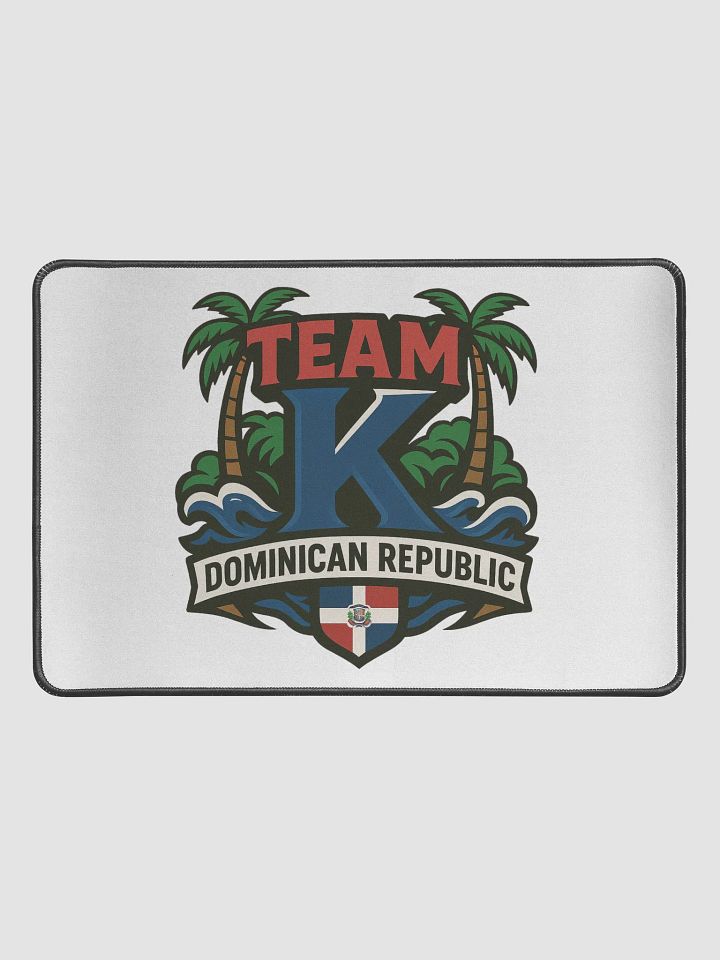 TEAM K Dominican Republic Desk Mat 12" x 18" product image (1)