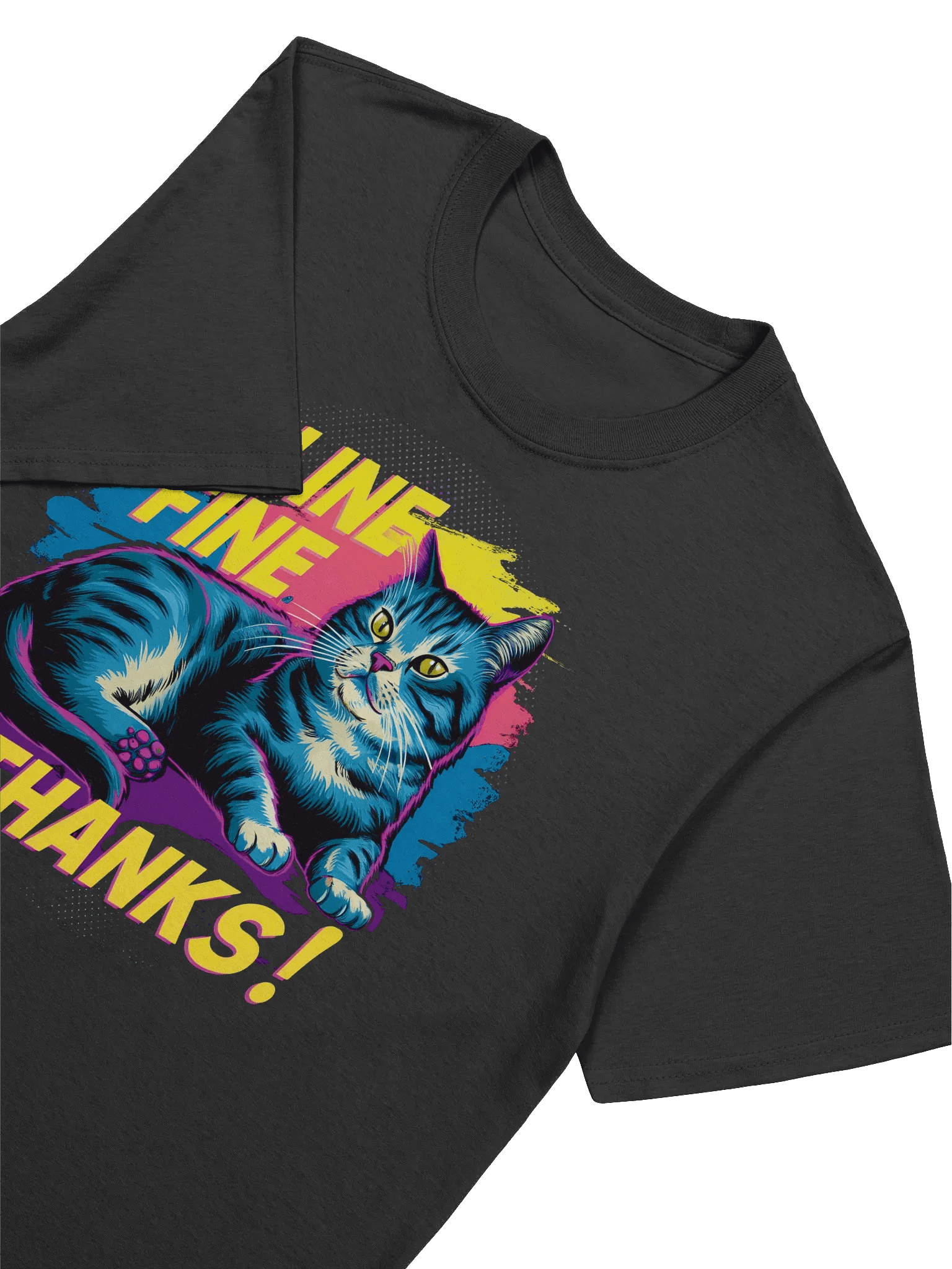 Cat Lover - Feline Fine - A Cat Lover’s Dream Art T-Shirt product image (18)