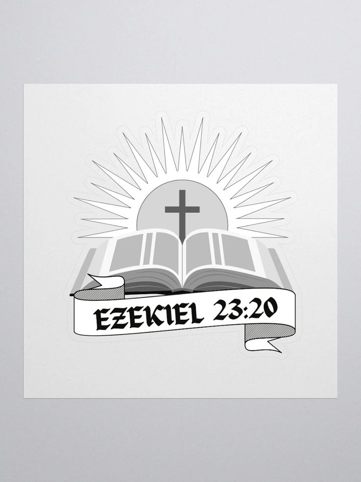 Ezekiel 23:20 - Kiss Cut Sticker product image (2)
